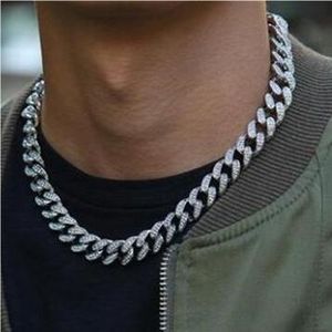 Chaine collier homme acier inoxydable noire maille cubaine pas cher