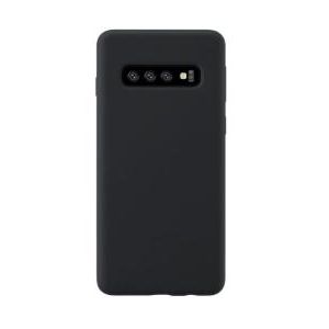 Coque En Silicone Compatible Samsung Galaxy S10 Avec Antichoc  - NOIR