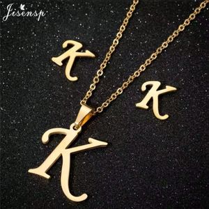 Fashion Beautiful Girls Chaîne avec boucle d'oreille pendantif K lettre de l'alphabet idéal pour idéal cadeau pour saint valentin 