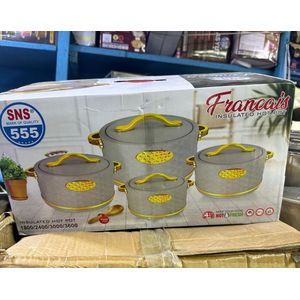 Lot de 4 soupière en thermos iqui conserve chaudement la nourriture, tasse thermos isotherme, capacité 2L, 2,5L et 3L, set de 4 soupiere garde chaud le repas