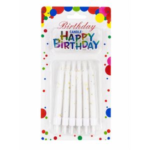 Bougies d'anniversaire décoratives avec supports