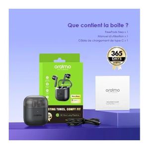 Oraimo Oraimo FreePods Neo - Écouteurs Bluetooth sans fil ENC