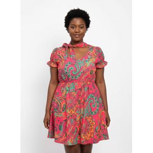 Robe midi à manches courtes pour femme, style décontracté ou de soirée, ZK50003