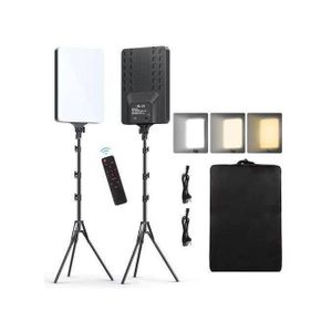 Panneaux LED Professionnels avec Trépieds et Télécommande