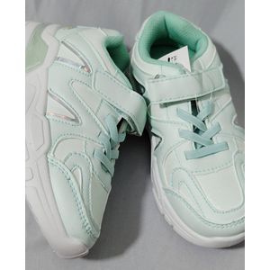 CHAUSSURES BASKETS FILLES VERT D'EAU QUI S'ALLUMENT