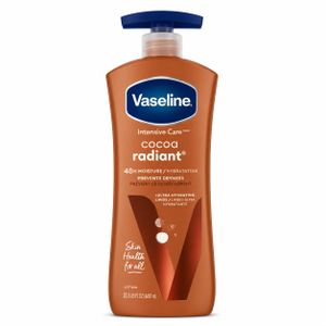 Vaseline Cocoa Radiant Lait Corps Hydratant  – Beurre de Cacao, Éclat Naturel & Hydratation Intense 48 H – 600 ml