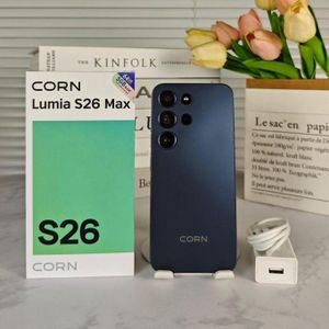 Corn  Lumia S26 Max- 6.67 Pouces HD+ HOLE SCREEN - 3G - Dual SIM - 64GB ROM - 3+2 (5) GO - 5000mAh - système Androïde Caméra 3-objectif Triple Action- 13MP/8MP - Noir - (Coque+Antie choc inclus) -12 Mois Garantie