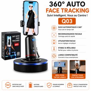 Article Support Smartphone Intelligent 360° Auto Face Tracking Q03