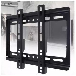 Support Mural TV - Compatible - 14 à 42 Pouces -  multifonction  tv robot - Noir