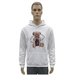 Pull à Capuche Pour Homme Automne Et Hiver - Blanc