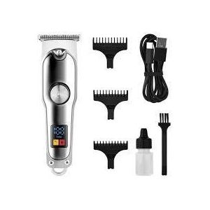 Tondeuse Électrique Rétro Intelligente – Écran Digital & Coupe Précise