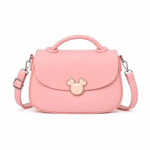 Sac à Main Femme Bandoulière – Petit Sac Élégant Rose à Rabat – Style Chic Décontracté