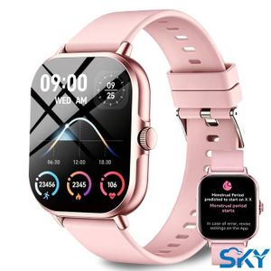 Montre HD 2,2"  fréquence cardiaque + cycle for menstruel tous systèmes.