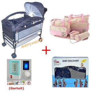 Berceau Lit Bébé +Kangourou+Sac à Langer
