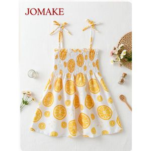 JOMAKE Robe à bretelles pour filles 1-7 ans