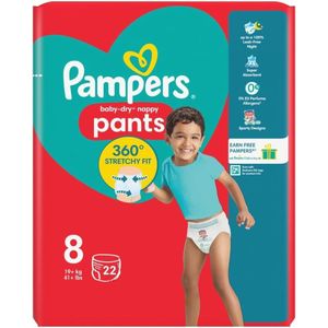Pampers Couches Culotte Taille 8 (19+kg) 22