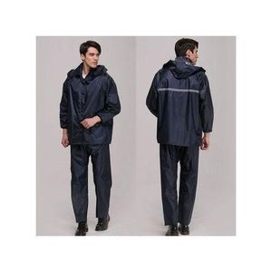 AGREABLE Ensemble Imperméable Pluie- Noir-bleu Nuit-vert