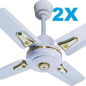 Metro 2X BRASSEUR D'AIR DE PLAFOND - Blanc
