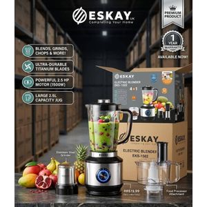 Esky Blender Électrique 4-en-1 – EKS-1502