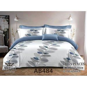 QUALITE ARJUN Lot De 2 Draps + 2 Taies – Design Élégant et Confort Assuré Pour 3 Places