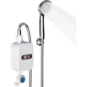 Gn Mini Chauffe-eau Instantané - Avec Pomme De Douche - 3500W/220V - Électrique Et Portable - Idéal Pour Cuisine, Salle De Bain Et Douche