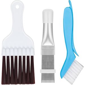 Peignes à Condensateur,3 Pcs Peigne d'Aileron de Condensateur de Climatiseur,Peignes à ailettes de Climatisation,Brosse de Climatiseur, Peigne de Nettoyage pour Climatiseur,Refroidisseur,évaporateur