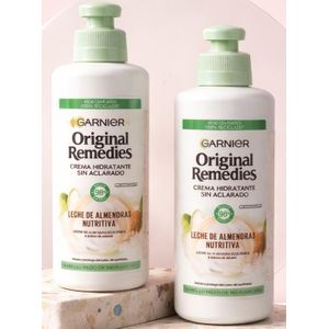 Lot De ( 2 × 200ml ) Crème De Soin Hydratant Lèche De AlmendraGARNIER ULTRA DOUX Cheveux secs Deshydratees Importé De France 