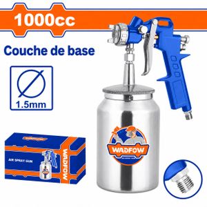 WADFOW WADFOW- Pistolet à Peinture Pneumatique 1000CC – HVLP 1.5MM Professionnel