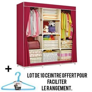 Armoire Penderie Mobile Démontable + Housse – Noir - Ivoirshop - Site de  vente en ligne en Côte d'ivoire