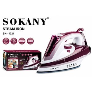 Sokany Fer à Repasser Vapeur – 2400W Avec Réservoir 400ML