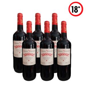 Castillo San Sim¢n Lot De 6 Bouteilles Vin Rouge - 75Cl - 13% - Prix pas  cher