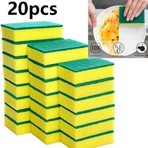 Éponge à récurer haute résistance, 20 pièces