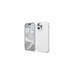 Coque En Silicone Compatible IPhone 14 Pro Max- couleur Blanc