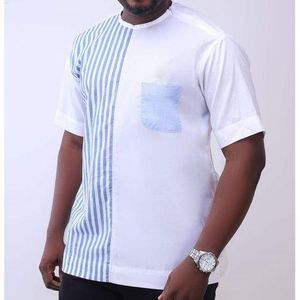 Chemise homme manches Courtes à Rayures