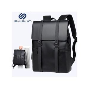 Sac à Dos étanche Sac à Dos De Voyage En Cuir PU Pour Hommes