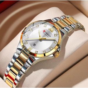 Curren  Montre Femme De Luxe, à Quartz, Analogique - Acier Inoxydable - Nouvelle Collection