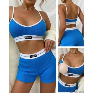 SHEIN Ensemble Pyjamas 2 Pièces En Coton XC