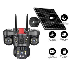 CAMÉRA DE SURVEILLANCE SOLAIRE 4 MP WIFI V380