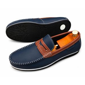 Gn Baladeuse homme en cuir-BLEU