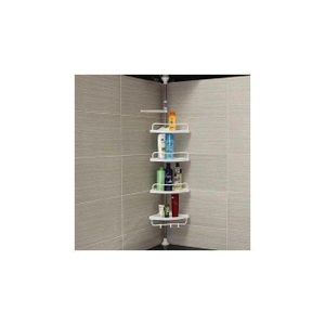 AGREABLE Portant Étagères De Rangement Verticales, Adaptée Aux Coins De Salle De Bains Et De Salon