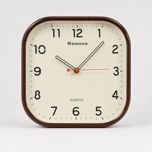 Horloge murale carrée grand format 40 × 40 cm