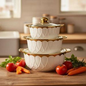 Soupière en porcelaine 3 pièces  HG