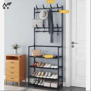 4 Couches Porte-chaussures Et Porte-chapeaux Multifonctionnel