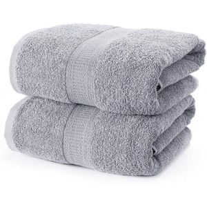 Lot de 2 Grandes Serviette De Bain de bopnne qualité