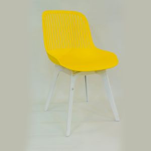 chaise scandinave moderne bicolore