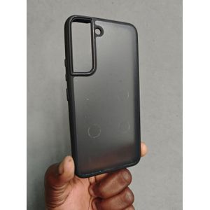 Coque Samsung S22 noir transparent 