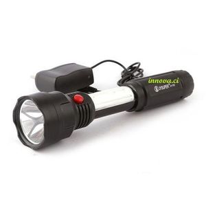 Torche Led Flash Rechargeable Très Puissant - Noir