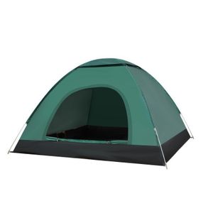 Tente de camping légère, tente familiale automatique pour l'extérieur, tente portable ultralégère et coupe-vent pour la randonnée.