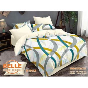 Belle Lot de 2 Draps et 2 Taies - Confort et Élégance pour Lit 3 Places- Blanc