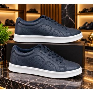 Geogra Pro Chaussures Homme avec Lacets  BLEU NU – Style Élégant et Confort Durable 